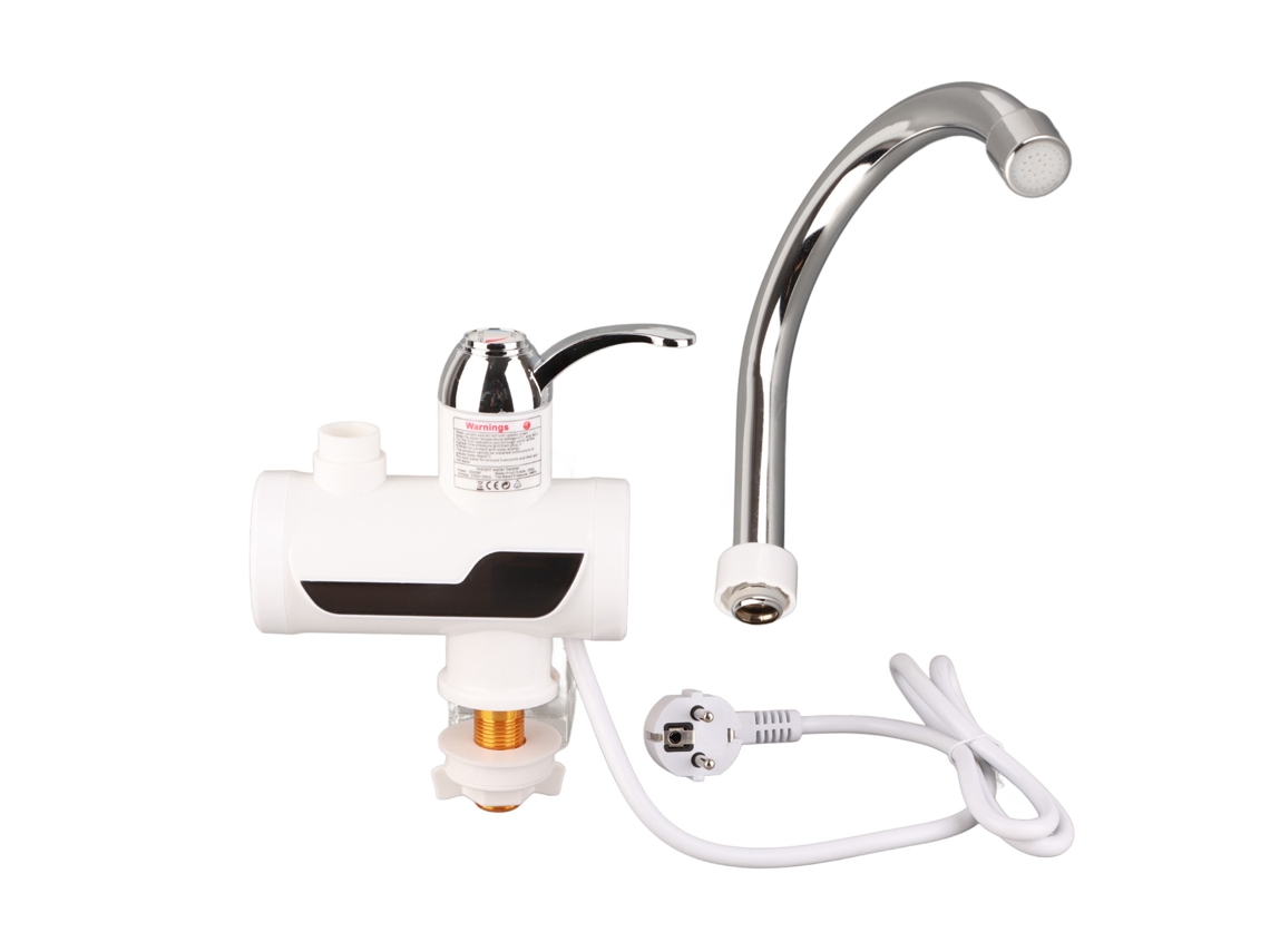 Torneira Elétrica Laxiscreed De Água Quente 3000w Com Aquecimento Instantâneo Em Aço Inoxidável