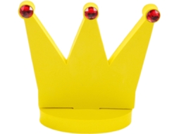 Guirlanda decorativa para teto de carro, na cor Eva Amarelo.