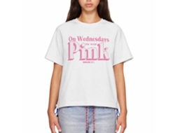 Rockinstone Mean Girls On Wednesdays We Wear Pink White T-shirt Size:m