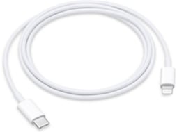 Cabo APPLE (USB-C - Lightning - 1 m- Branco)