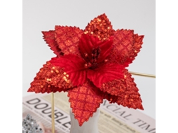 Laxiscreed Poinsetta Com Talo Retrátil E Formato De Pétala Para Decoração Floral De Eventos