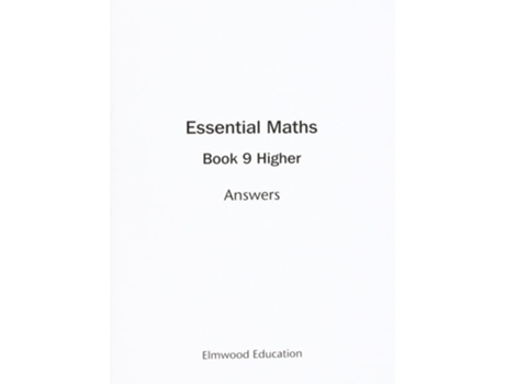 Livro Essential Maths 9 Higher Answers de David Rayner (Inglês)