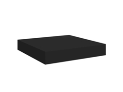 Prateleira Parede Suspensa 23x23,5x3,8 Cm Mdf Preto MAISON EXCLUSIVE