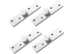 Conjunto De 4 Dobradiças Pivotantes Em Aço Inoxidável Para Portas,