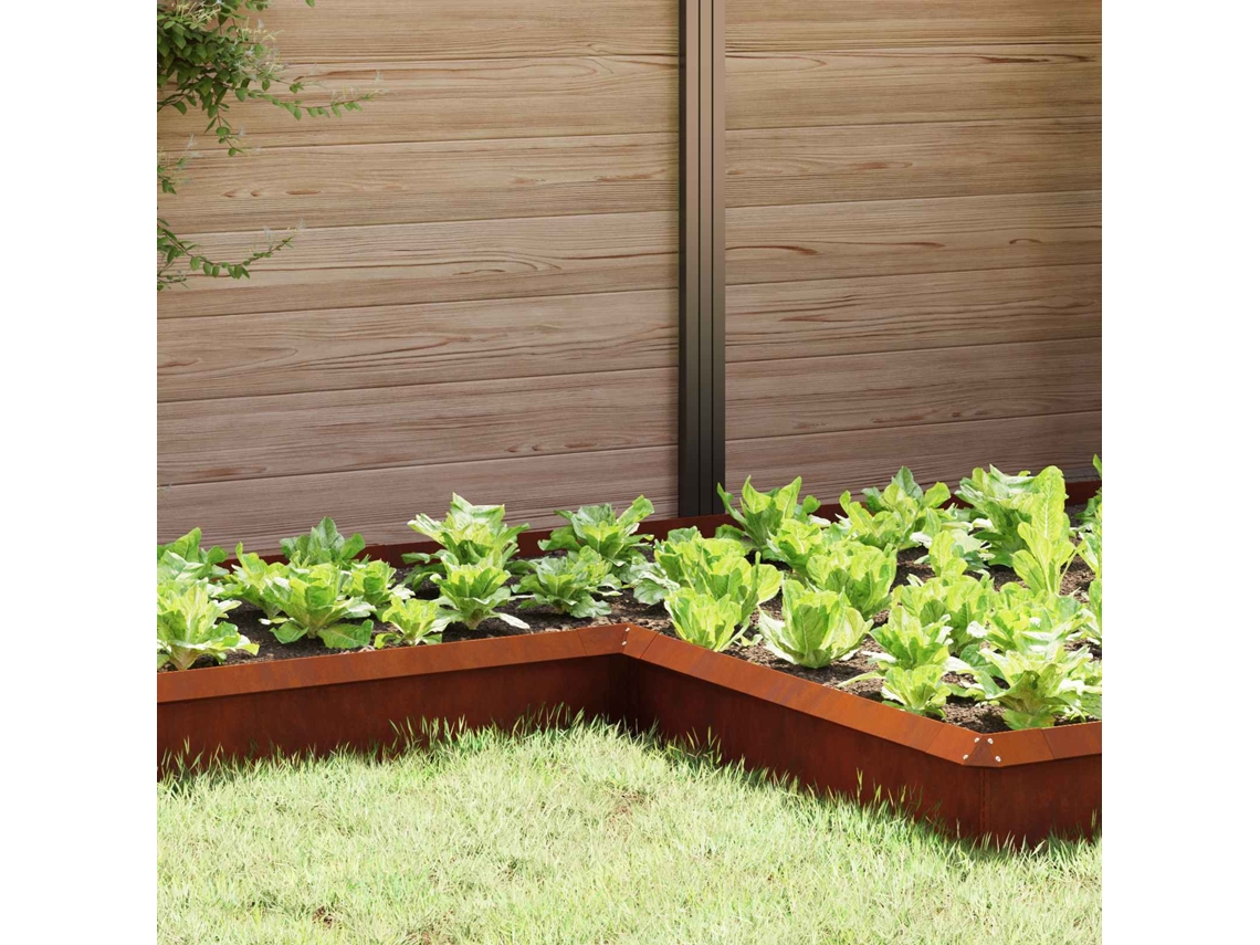 Vidaxl Cerca De Caracol 10 X 10 X 25 Cm Aço Resistente Às Intempéries