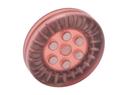 Primerox brinquedo de Moeda Pop para Ponta Dos Dedos Portátil Giratório Adulto Rosa para Viagem Trabalho Casa