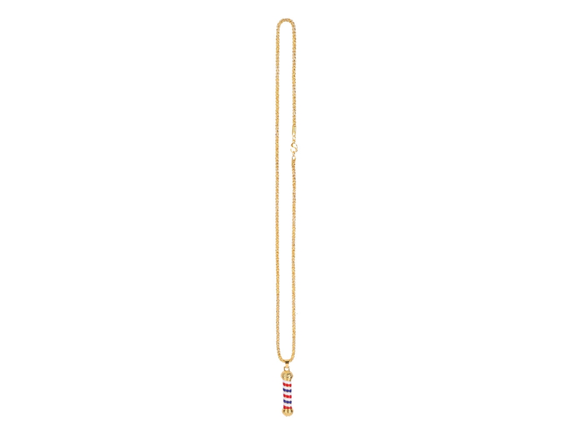 2026 collares de Pendientes com Luz Giratória de Barbearia Jóia Única e Especial de Ouro para Acessório