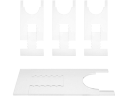 Pretyzoom Conjunto De 2-batentes Ajustáveis Em Acrílico Sofá E Cama, Evitam Deslizamento Com Design Exclusivo