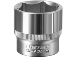 Soquete Walldrive® S3824 De 24 Mm Com Encaixe Quadrado De 3/8"