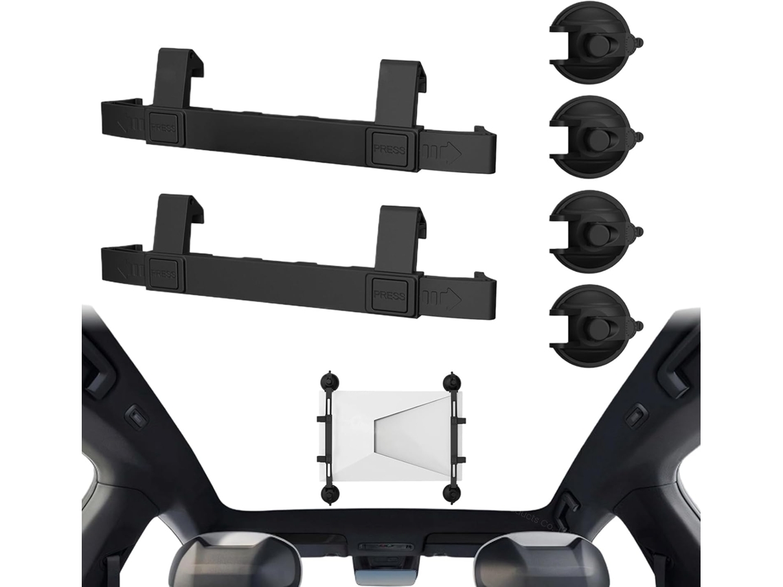 Suporte Para Mini Antena Parabólica Com Ventosa Potente E Base Antiderrapante.