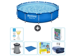 Piscina Bestway Steel Pro Redonda 305x76 Cm 5 peças S245 BESTWAY