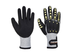 Luva Térmica, Anti Corte E Anti Choque Para Proteção Máxima / Cinza Preto / M Portwest