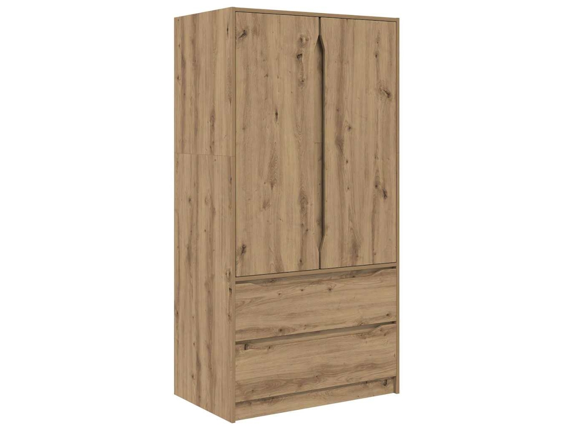 MAISON EXCLUSIVE Armário de Banheiro Feito à Mão em Carvalho 79,5x49x156 cm