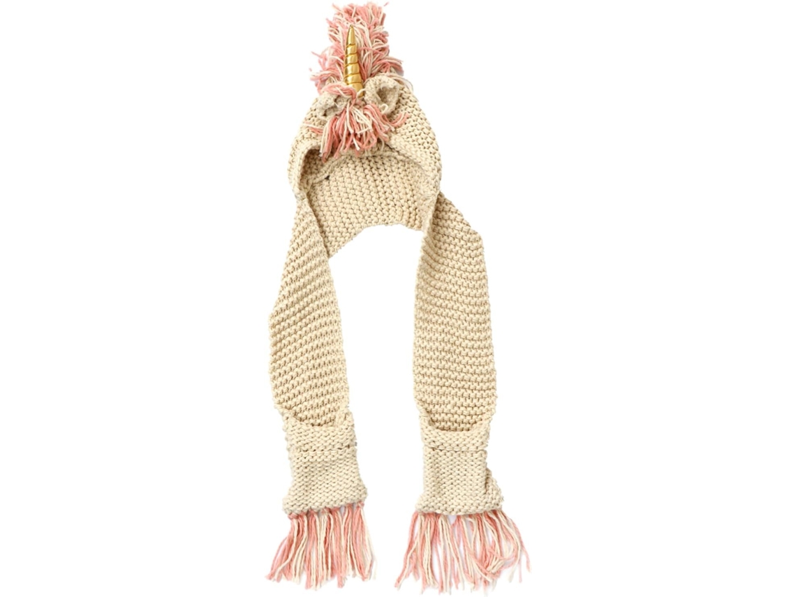 Gorro De Inverno Para Meninos E Meninas Com Cachecol Com Capuz De Unicórnio