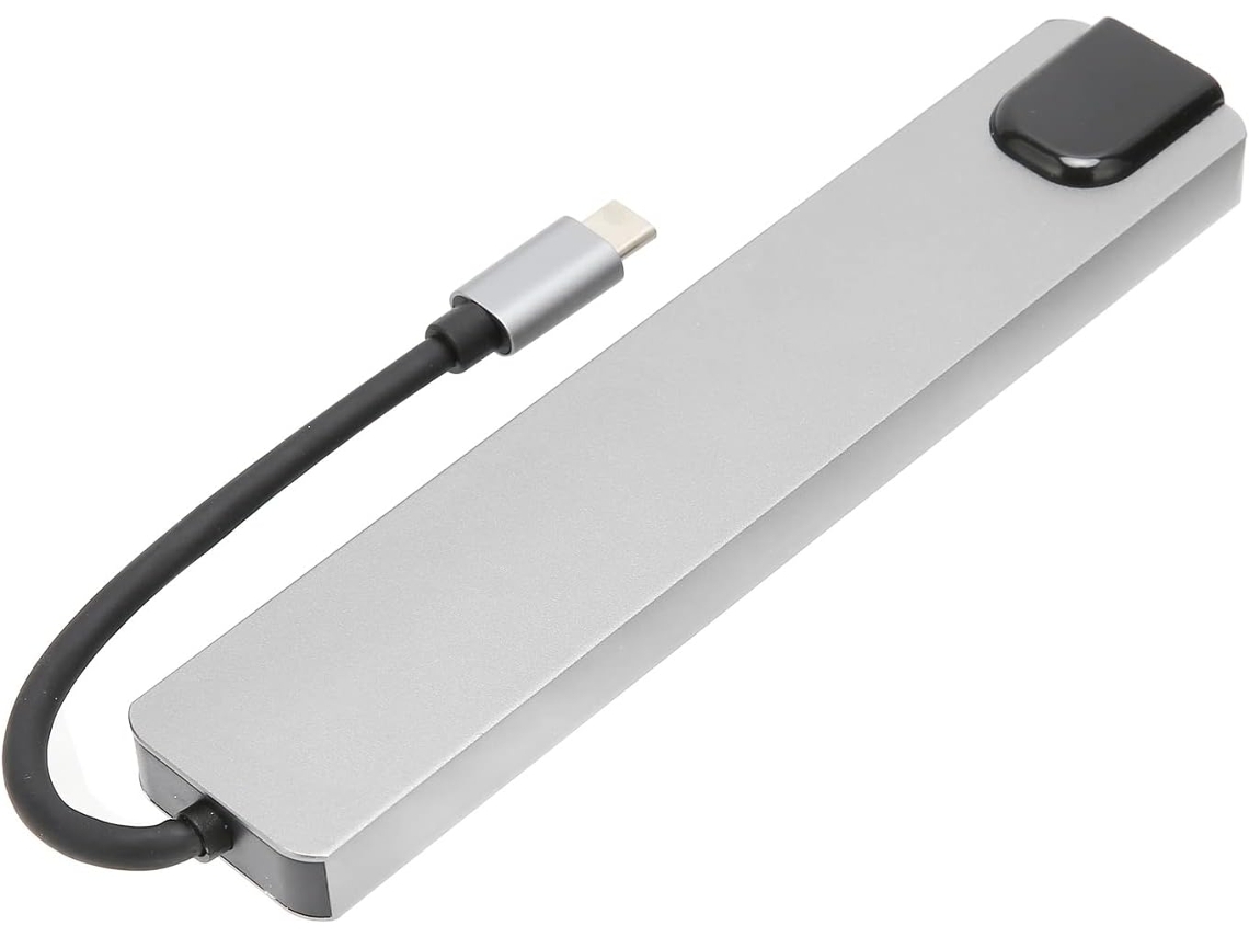 Hub Usb C De 8 Polegadas Com Carregamento Pd 4k, 87 W E 480 Mbps. Estação De Acoplamento.