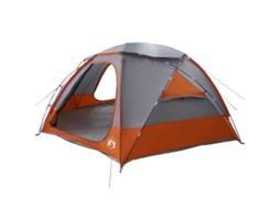 Conjunto 1 Barraca De Camping Vidaxl Cinzento Poliéster (12-pessoas)