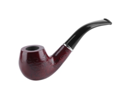 Pipa De Madeira Sólida Exquisita Com Gravura Desmontável Presente De Artesanato Para Fumar