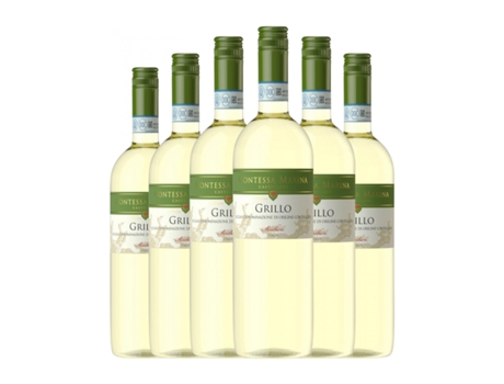 Vinho branco CONTESSA MARINA Castellani Grillo Sicilia (0.75 L - 6 Unidades)
