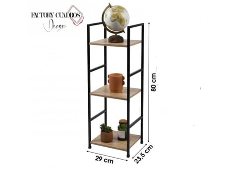 Estantes 3 Prateleiras FACTORY CUADROS