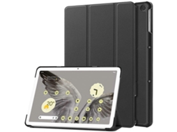 Capa de couro inteligente Custer Pure Color 3-fold para tablet Google Pixel Webake