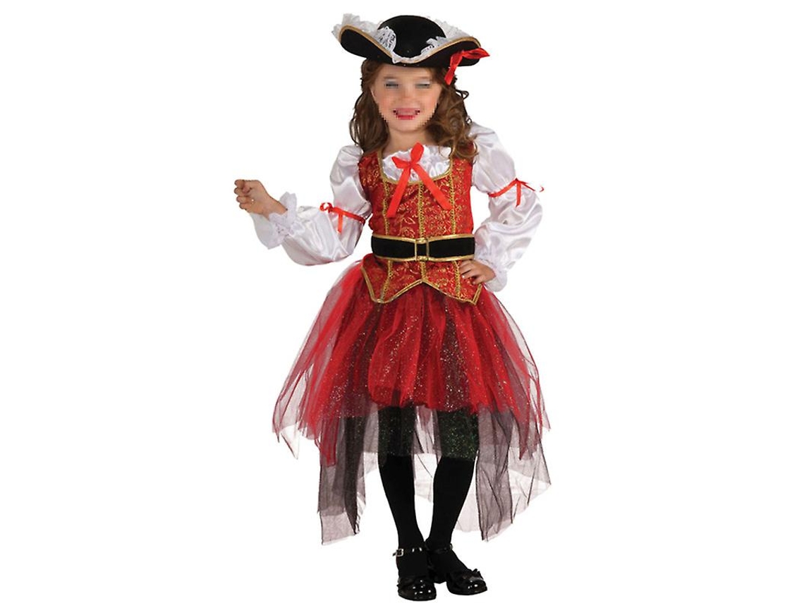 4 Peças de Fantasia de Pirata Infantil para Decorações de Halloween ALLINLESS