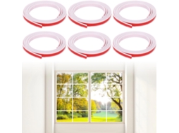 Conjunto De 6 Peças Molduras Para Janelas E Portas, 12 Metros 39, 4 Pés, Acabamento Decorativo