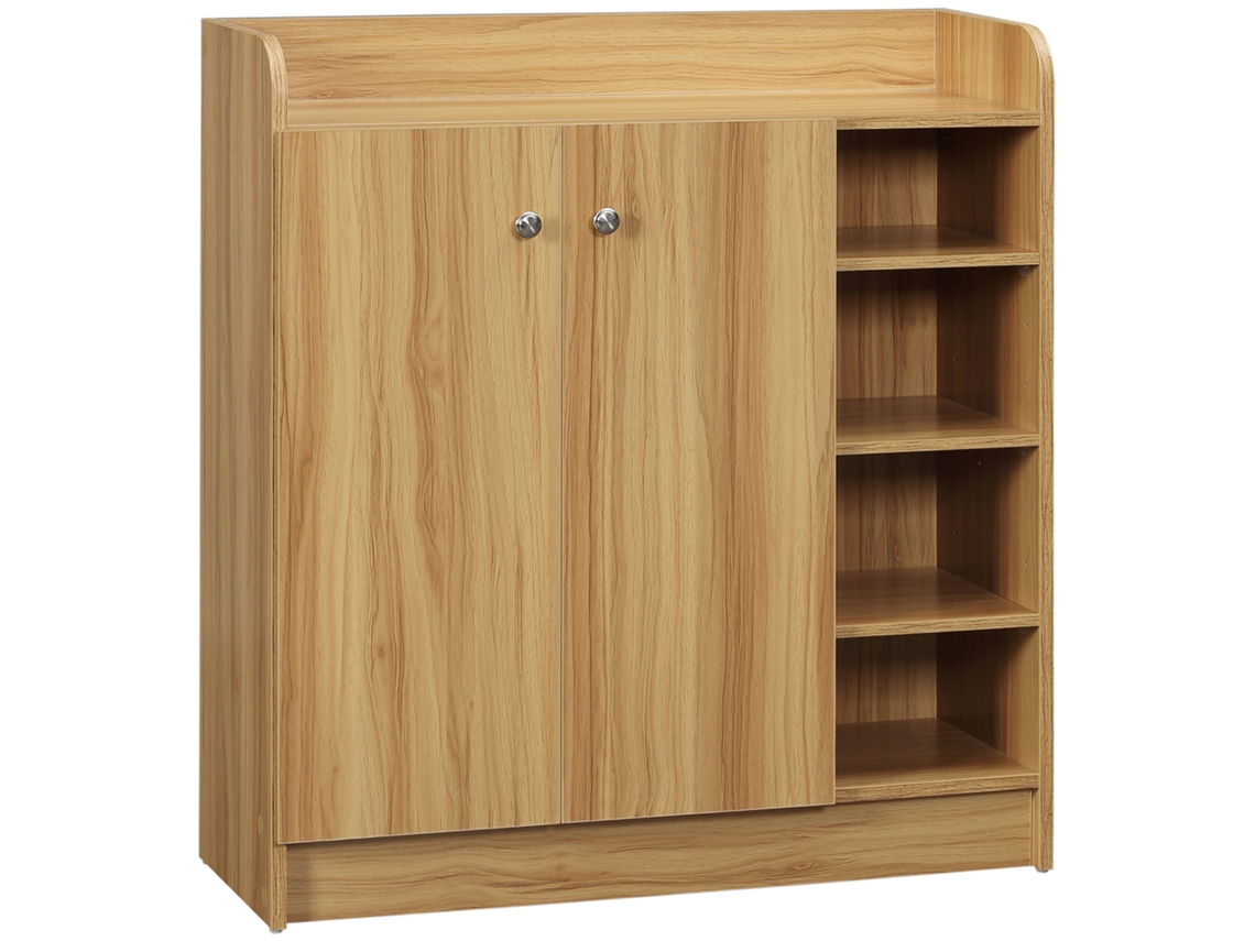 Sapateira Compacta Slim com Portas Rebatíveis e Prateleiras Ajustáveis (12 Pares) DECORALAR TECH