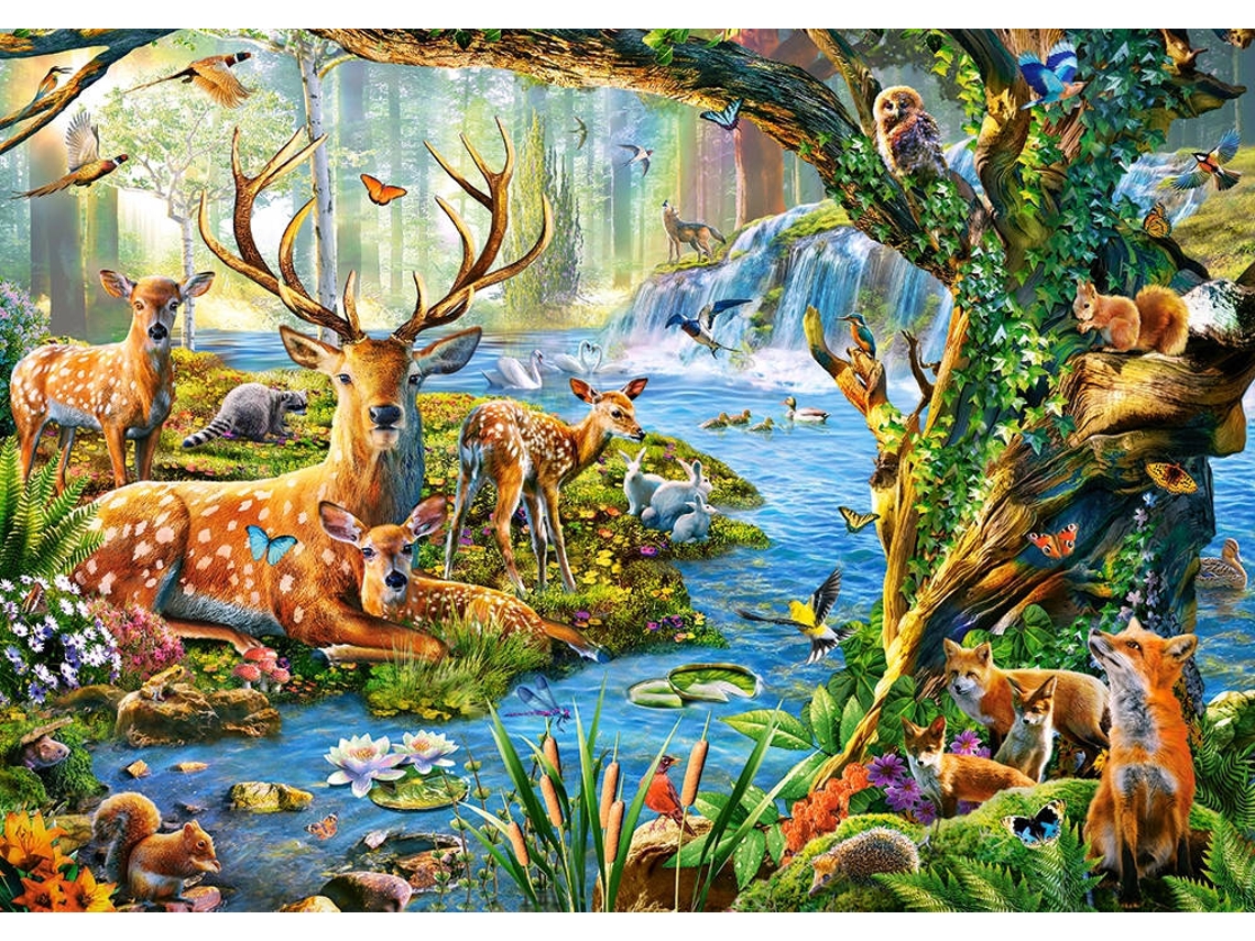 Puzzle CASTORLAND Forest Life (500 Peças)
