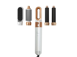 5 em 1 Secador de Cabelo Elétrico Blow Hair Curler Destacável Styler Hot Air Brush Set, 100% Novo TAISHENGDA