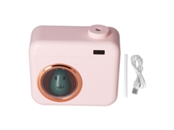 Umidificador de ar em formato de câmara de 400 ml, 2 velocidades, carregamento USB, para aromaterapia em casa, escritório e carro.