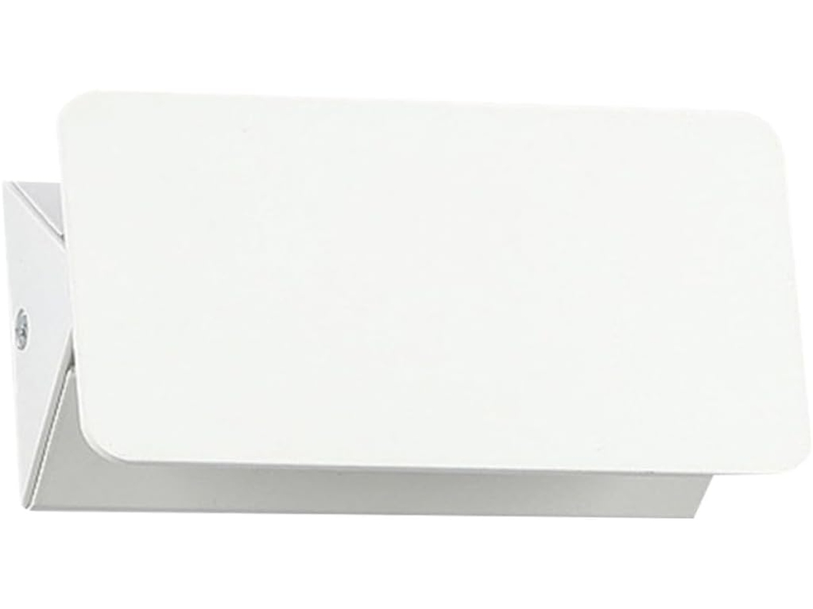 Espelho de Parede com Luz Led Giratória e Regulável, 3000k, 6w, 16cm, para Quarto, Escritório e Casa. SFUSHOS