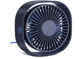 Mini Ventilador Mesa Usb 3 Velocidades 360° Azul Yizhood