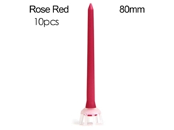 Tees de golfe 10st Golfhållare Rose Red 80mm10st 10st Rose Red Slowmoose