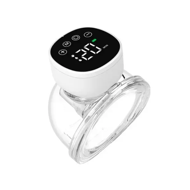 Bomba Tira Leite CZHHMART Vestivel Maos Livres 3 Modos 9 Niveis Led Baixo Ruido Sem Fio Usb Recarregavel 1pc (preto)