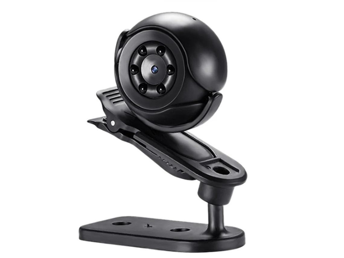 Mini câmera espiã oculta HD 1080P com detecção de movimento sem fio e visão noturna vermelha