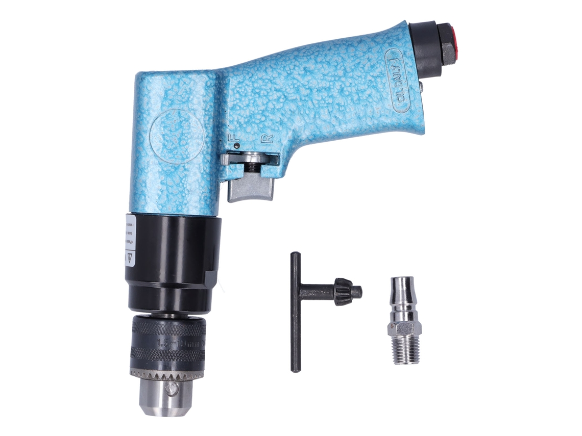 Taladro Neumático 10mm Industrial Leve 1800rpm para Trabalho Manual