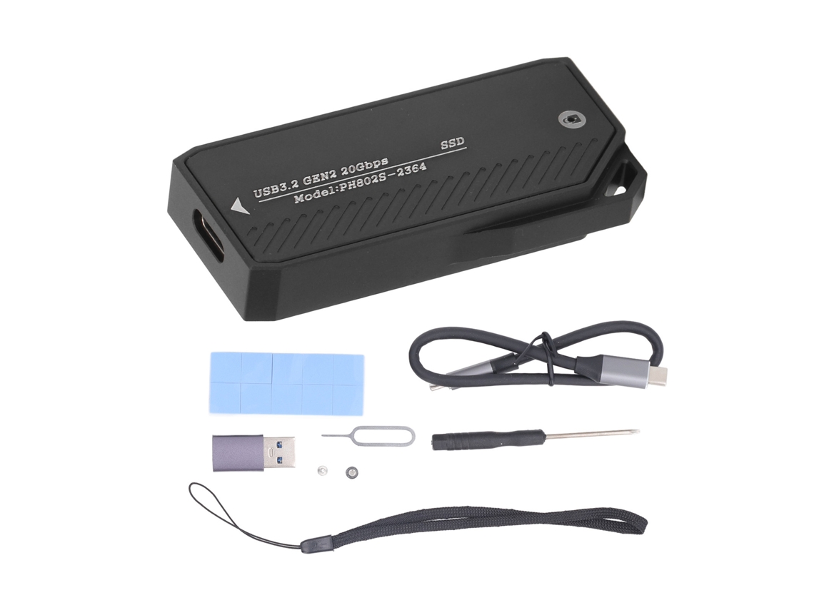 Enclosure Para Disco Rígido (m.2 Para Type-c, Suporta Protocolo Nvme)