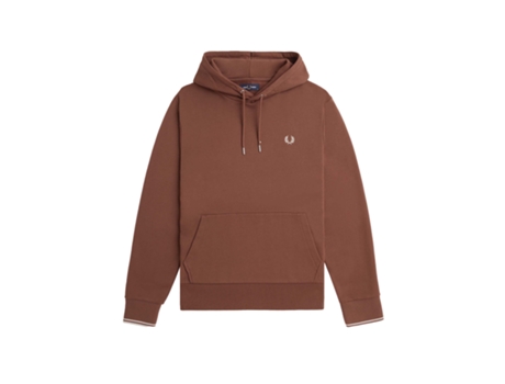 Hoodie de Homem FREDPERRY Algodão Castanho (M)