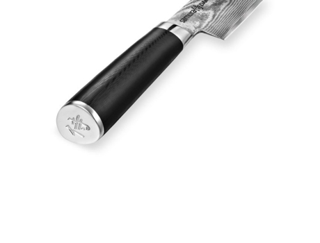 VPMKP-Faca de Cozinha Universal SAMURA Damascus Santoku 145Mm de Aço Damasco Aus 10 61 Hrc 67 Camadas