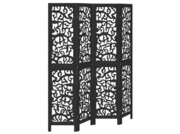 Room Divider, Room Dividers Vidaxl Preto Madeira (40 X 180 Cm)
