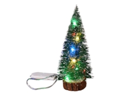 Árvore De Natal Em Miniatura Com Luzes Led