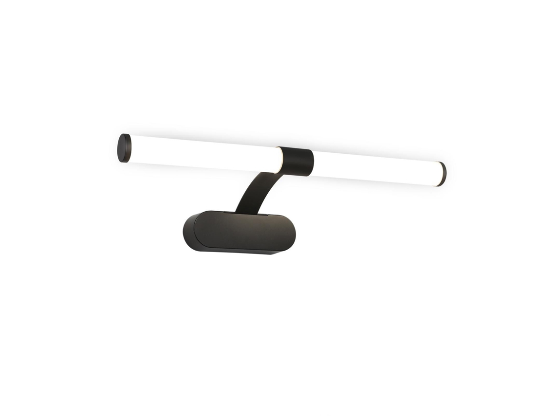 Aplique para Espelho Lâmpada de Espelho Led 4000K Branco Neutro Ip44 8W 60Cm-Preto Lâmpada de Parede Impermeável Moderna NETTLIFE