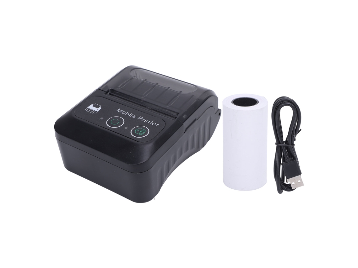 Impressora Térmica Portátil Bluetooth Usb 58mm Bilhete Recibo 203dpi Android