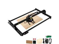 Gravador a Laser de Mesa VEVOR 18 1 Inchx 31 9Inch Grande Área de Gravação 7 5 W de Potência a Laser