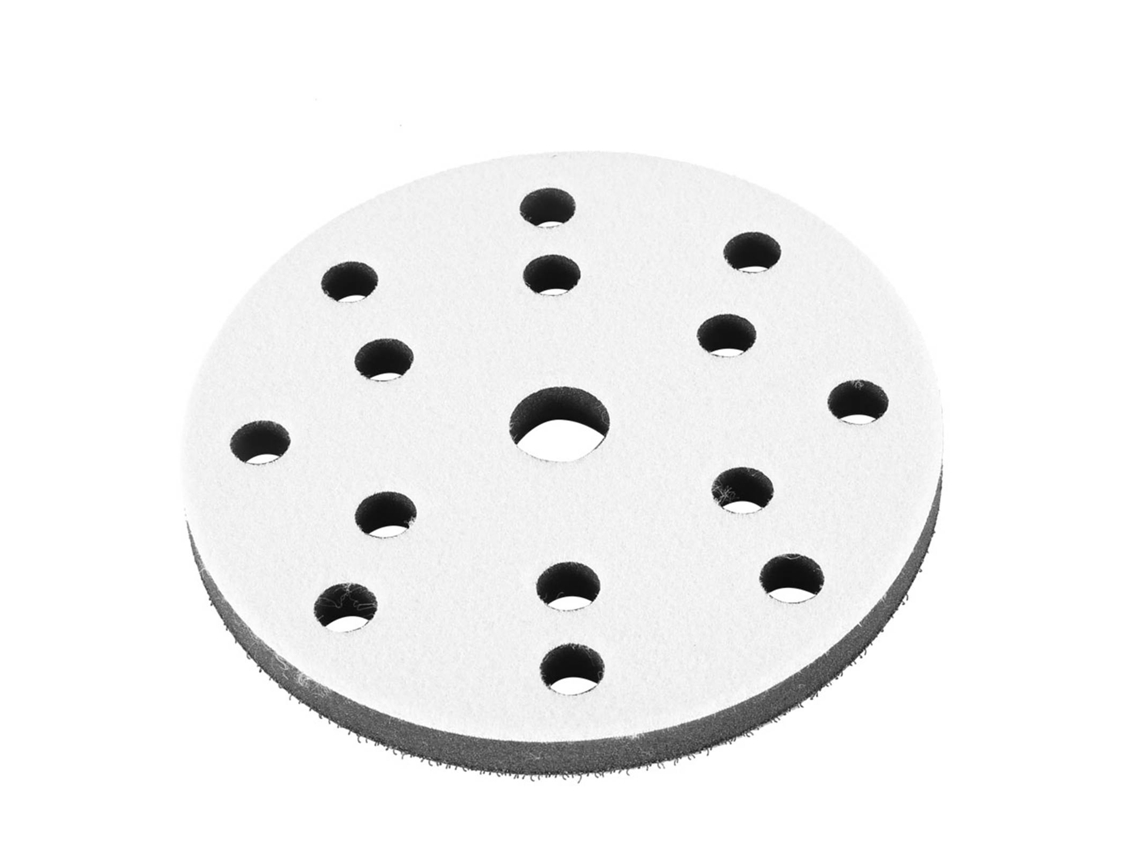 Cojín De Espuma Suave De Interfaz Para Discos De Lijado, 150mm, 17 Agujeros