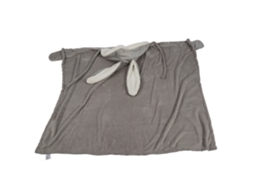 Cobertor Flanela Macio com Animal Fofo Husky 80x100cm