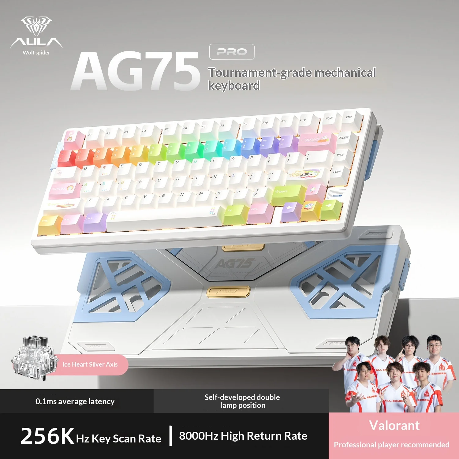 Teclado Mecânico Com Fio E Switches Magnéticos, 8000hz Rt