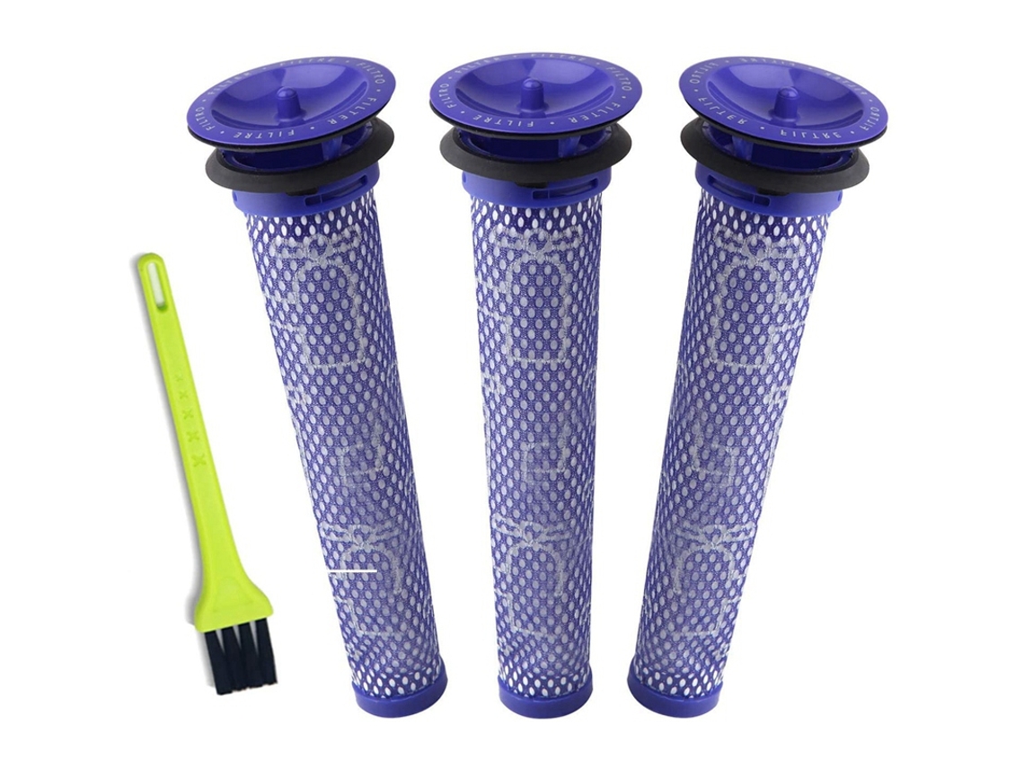 Acessório para Aspiradores DYSON Pacote 3 Dc58 Dc59 V6 V7 V8 Filtros 3 Filtro