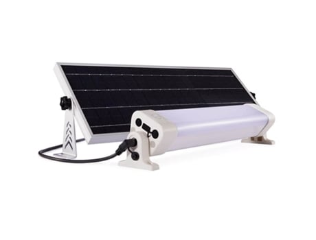 Lâmpada Solar 12W ELEDCO Tubo de Led Painel Solar Controle Remoto Interruptor Sensor de Movimento Luz Neutra 4000K