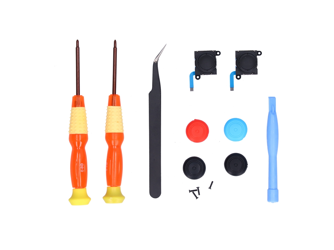 Kit Reparo Controle Nintendo Switch Com Joystick Analógico 3d Preto